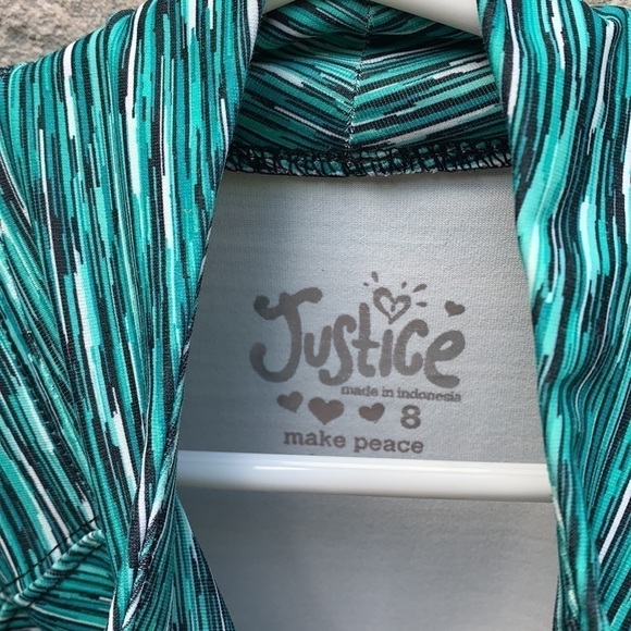 Justice Activewear 1/4 Zip Pullover Size 8 - Picture 3 of 6